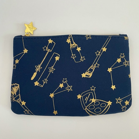 ipsy Bags Ipsy Navy Blue And Gold Stars Makeup Bag Poshmark